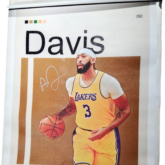 Anthony Davis Los Angeles Lakers Canvas Art, Basketball Print, 12x16" Unframed - Picture 2 of 4